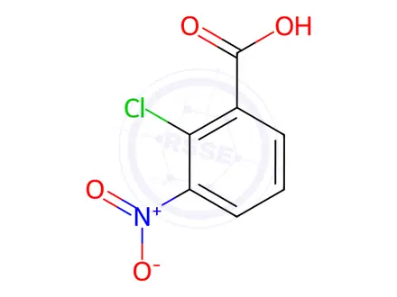 Chemical structure of 2-Chloro-3-nitrobenzoic Acid