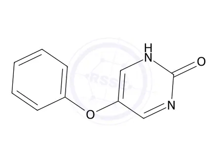 Chemical structure of 2(1H)-pyrimidinone, 5-phenoxy-