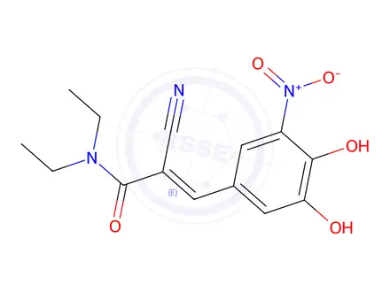 Chemical structure of Entacapone