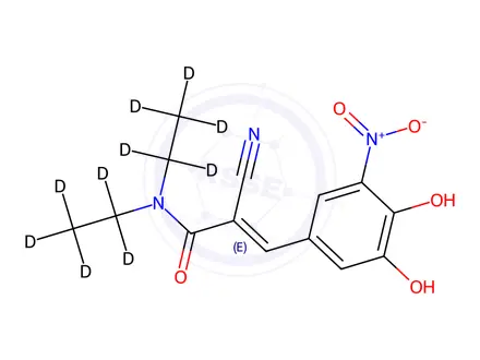 Chemical structure of cis-Entacapone-d10