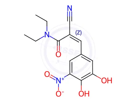 Chemical structure of Entacapone EP Impurity A (Entacapone USP Related Compound A, cis-Entacapone)