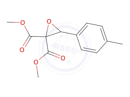 Chemical structure of Dimethyl 3-(p-tolyl)oxirane-2,2-dicarboxylate