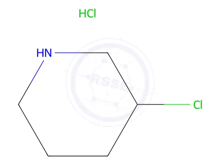 Chemical structure of 3-Chloro-piperidine hydrochloride