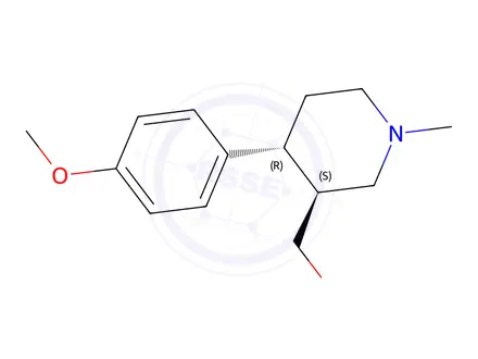 Chemical structure of Paroxetine Hydrochloride Impurity 74
