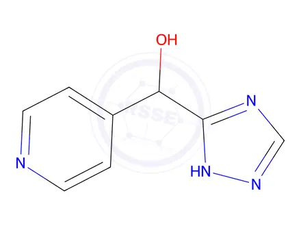 Chemical structure of (pyridin-4-yl)(4H-1,2,4-triazol-3-yl)methanol