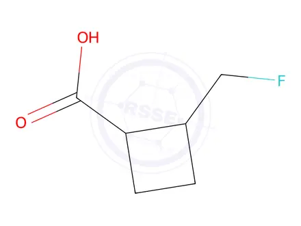 Chemical structure of 2-(Fluoromethyl)cyclobutane-1-carboxylic acid