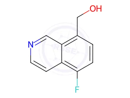 Chemical structure of (5-Fluoroisoquinolin-8-yl)methanol
