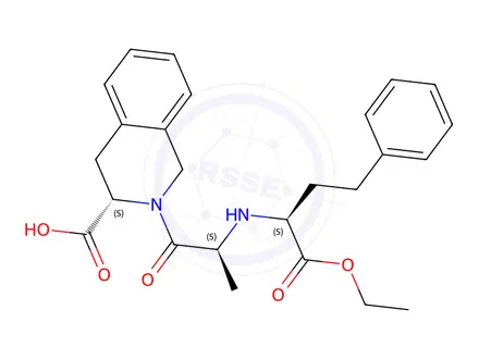 Chemical structure of Quinapril