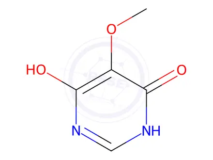 Chemical structure of 4,6-Dihydroxy-5-methoxypyrimidine