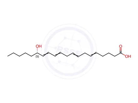 Chemical structure of Oleic Acid Impurity 73 (15(R)-HETE)