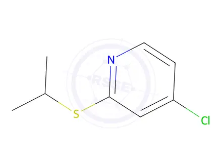 Chemical structure of 4-Chloro-2-(isopropylthio)pyridine