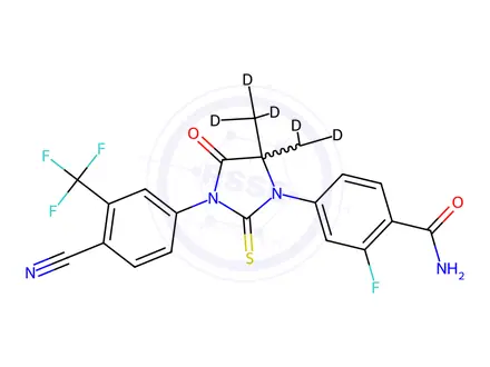 Chemical structure of Enzalutamide Impurity 137