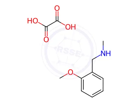 Chemical structure of 1-(2-Methoxyphenyl)-N-methylmethanamine oxalate