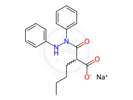 Chemical structure of Bumadizone Sodium