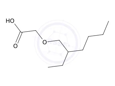 Chemical structure of 2-((2-Ethylhexyl)oxy)acetic acid