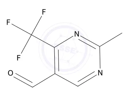 Chemical structure of 2-Methyl-4-trifluoromethyl-pyrimidine-5-carbaldehyde