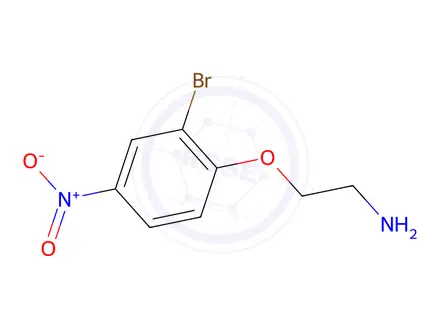Chemical structure of 2-(2-Bromo-4-nitrophenoxy)ethan-1-amine