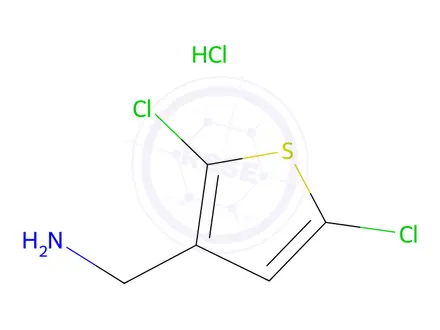 Chemical structure of (2,5-Dichlorothiophen-3-yl)methanamine hydrochloride