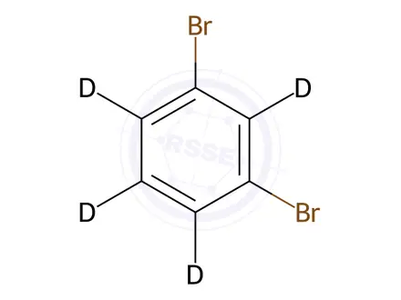 Chemical structure of 1,3-Dibromobenzene-d4