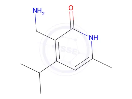 Chemical structure of 3-(Aminomethyl)-4-isopropyl-6-methylpyridin-2(1H)-one
