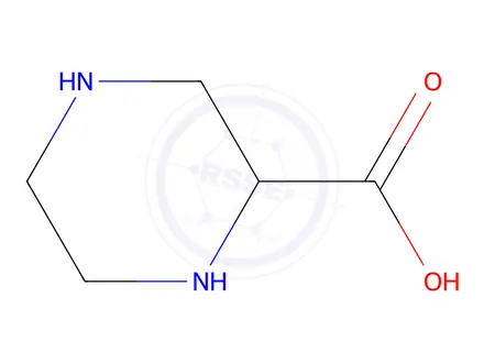 Chemical structure of Piperazine-2-carboxylic Acid
