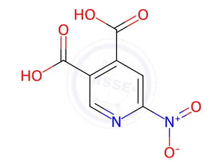 Chemical structure of 6-NITROPYRIDINE-3,4-DICARBOXYLIC ACID