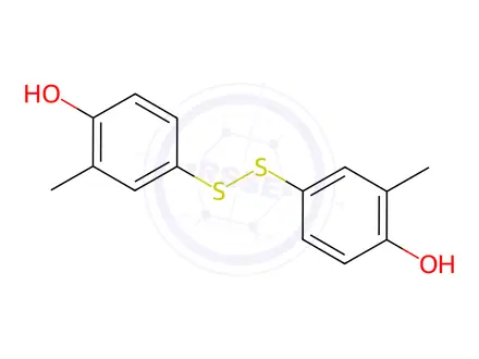 Chemical structure of 4,4'-Disulfanediylbis(2-methylphenol)