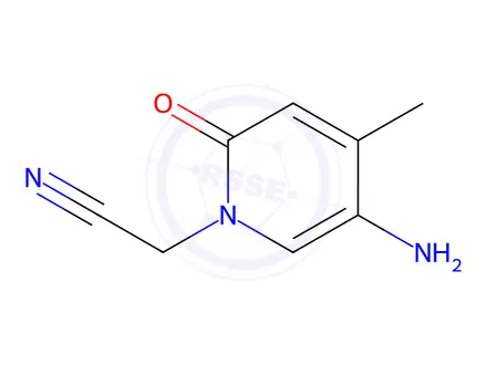 Chemical structure of 2-(5-Amino-4-methyl-2-oxopyridin-1(2h)-yl)acetonitrile