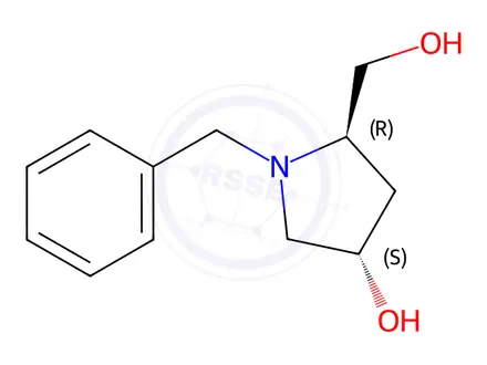 Chemical structure of (3S,5R)-1-Benzyl-5-hydroxymethyl-pyrrolidin-3-ol