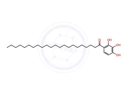 Chemical structure of 1-[2,3,4(or 3,4,5)-trihydroxyphenyl]docosan-1-one