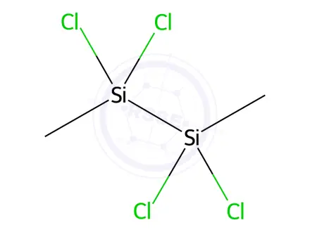 Chemical structure of 1,1,2,2-Tetrachloro-1,2-Dimethyldisilane