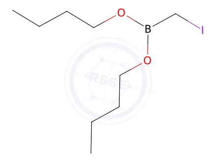 Chemical structure of dibutyl iodomethaneboronate