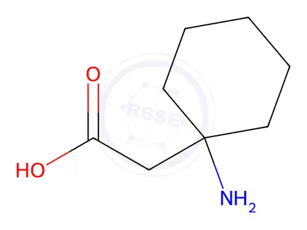 Chemical structure of (1-Aminocyclohexyl)acetic acid