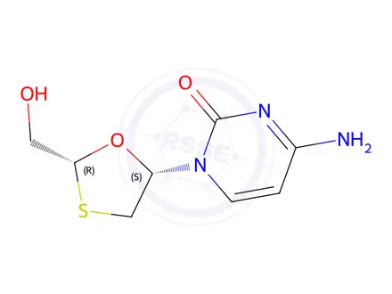 Chemical structure of Lamivudine