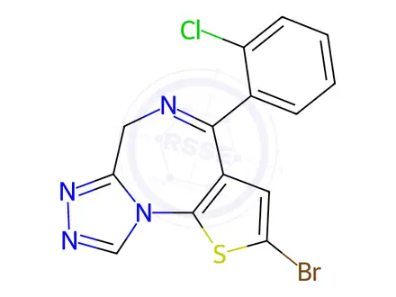 Chemical structure of Brotizolam Impurity B(Secondary Standards traceble to EP)