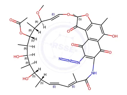 Chemical structure of Rifamycin Impurity 7