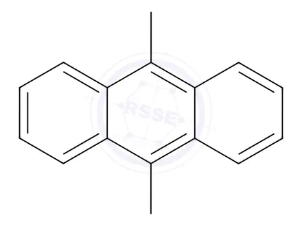 Chemical structure of 9,10-Dimethylanthracene
