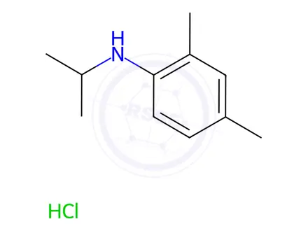 Chemical structure of 2,4-Dimethyl-n-(propan-2-yl)aniline hydrochloride