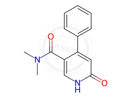 Chemical structure of N,N-dimethyl-6-oxo-4-phenyl-1,6-dihydropyridine-3-carboxamide