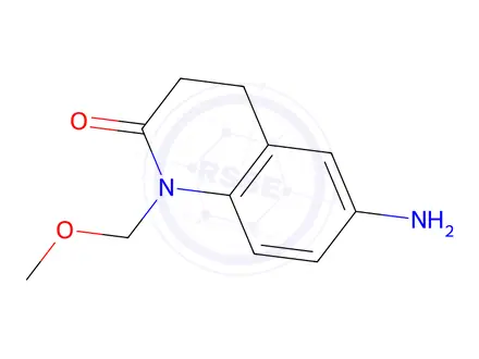 Chemical structure of 6-amino-1-(methoxymethyl)-1,2,3,4-tetrahydroquinolin-2-one