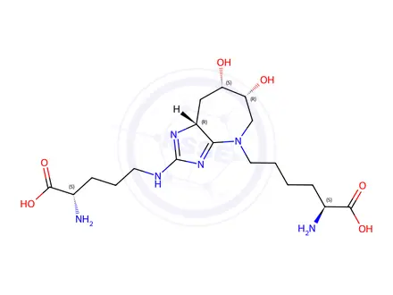 Chemical structure of 6R,7S,8aR-Glucosepane Tri-TFA SaltDISCONTINUED