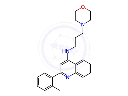 Chemical structure of N-(3-Morpholinopropyl)-2-(o-tolyl)quinolin-4-amine