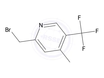 Chemical structure of 2-Bromomethyl-4-methyl-5-trifluoromethylpyridine