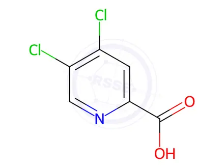 Chemical structure of 4,5-Dichloropicolinic Acid
