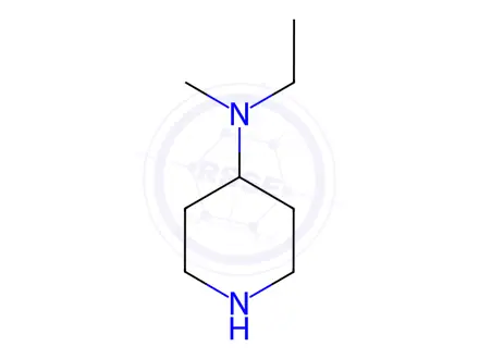 Chemical structure of N-Ethyl-N-methyl-4-piperidinamine 2HCl