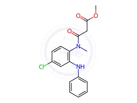 Chemical structure of Clobazam EP Impurity F