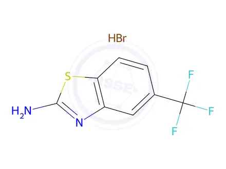 Chemical structure of 5-(Trifluoromethyl)-1,3-benzothiazol-2-amine hydrobromide
