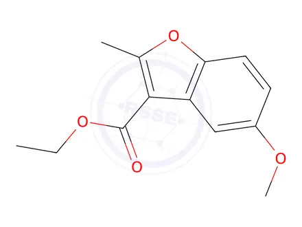 Chemical structure of Ethyl 5-Methoxy-2-methyl-1-benzofuran-3-carboxylate