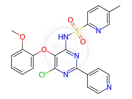 Chemical structure of Clazosentan Imputiry 5
