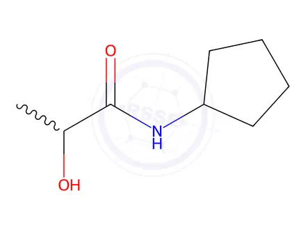 Chemical structure of n-Cyclopentyl-2-hydroxypropanamide